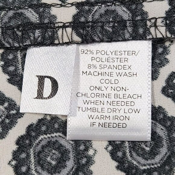 Ann Taylor Loft Shirt Dress SP Small Petite Batik Medallion Print Lagenlook Boho - Picture 6 of 11